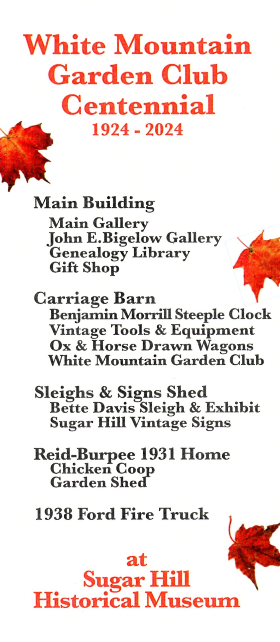 Sugar Hill Historical Museum Sugar Hill New Hampshire